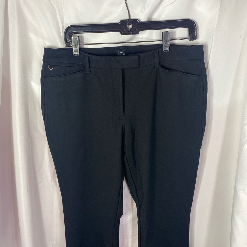 White House Black Market Black Straight Leg Pants